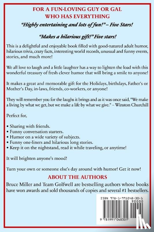 Miller, Bruce, Golfwell, Team - For a Fun-Loving Guy or Gal Who Has Everything