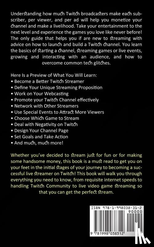 Brown, Pedro - Twitch Streaming