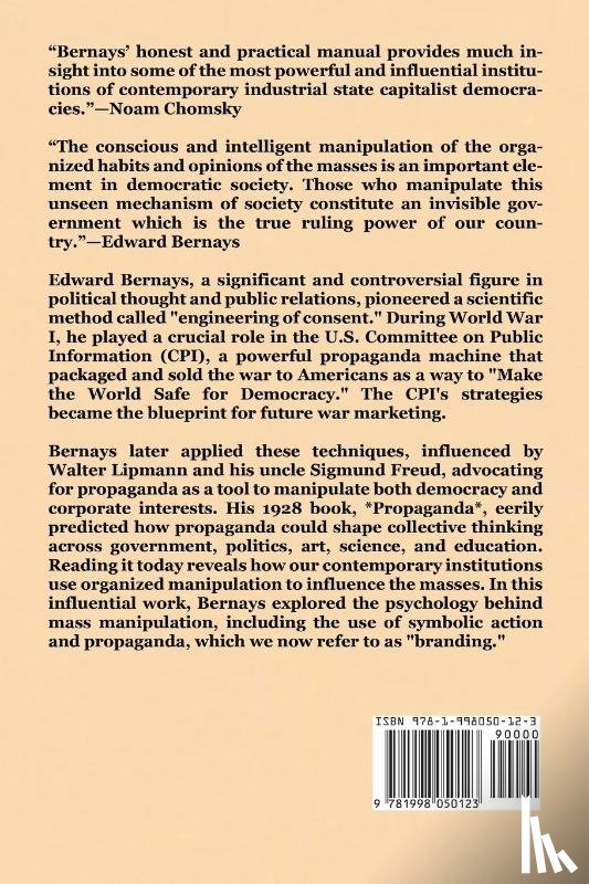 Bernays, Edward - Bernays, E: Propaganda