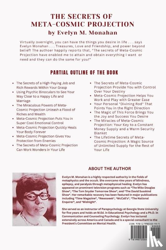 Monahan, Evelyn M. - The Secrets of Meta-Cosmic Projection