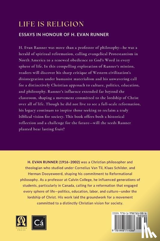 Vander Goot, Henry, Plantinga, Theodore, Wolters, Albert M. - Life is Religion