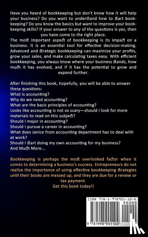 Selway, Winston - Bookkeeping