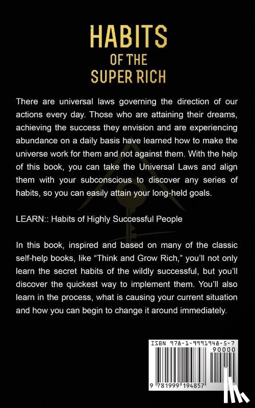 Walker, Bruce - Habits of The Super Rich