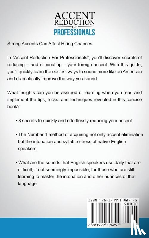 Nelson, Whitney - Accent Reduction For Professionals