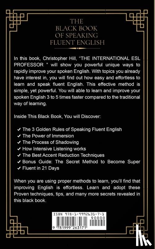 Hill, Christopher - The Black Book of Speaking Fluent English