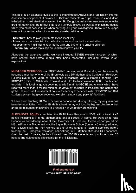 Mehmood, Mudassir, Zouev, Alexander - IB Math AA [Analysis and Approaches] Internal Assessment