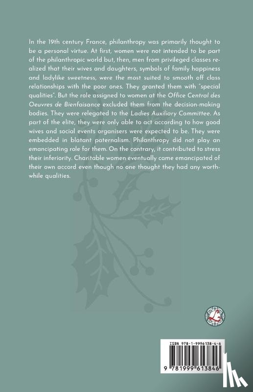 Belliard, Corinne M - Charity and Gender in Late XIXth and Early XXth Centuries France