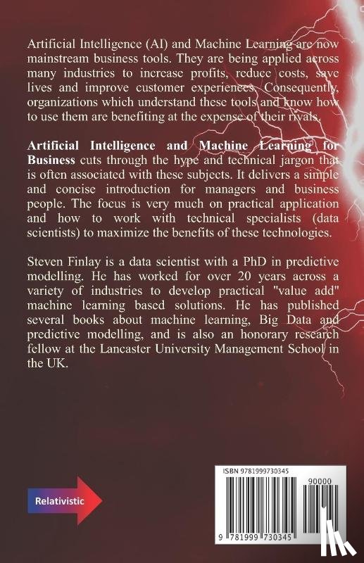 Finlay, Steven - Artificial Intelligence and Machine Learning for Business