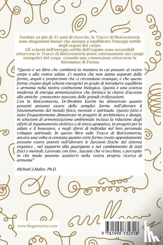 Karim Ph D Dr Sc, Ibrahim - Tracce Di Biogeometria