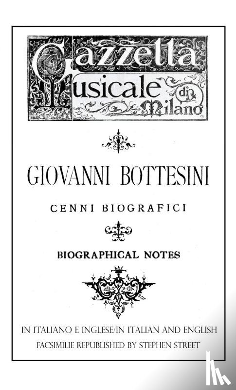 Lisei, Cesare - Giovanni Bottesini Cenni Biografici/Biographical Notes