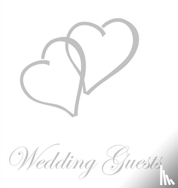 Publishing, Lollys - Wedding Guest Book, Bride and Groom, Special Occasion, Comments, Gifts, Well Wish's, Wedding Signing Book with Silver Love Hearts (Hardback)