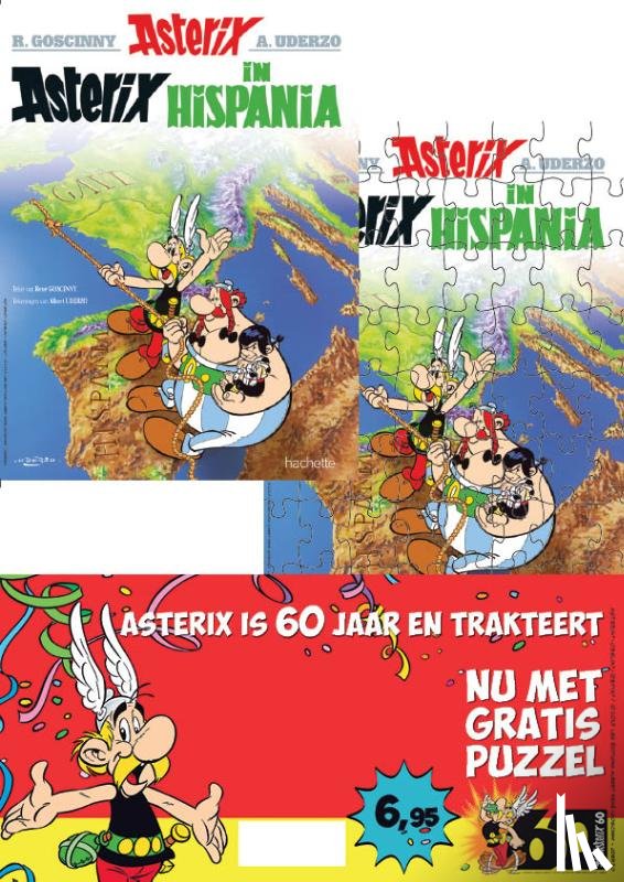 uderzo, albert, Goscinny, rené - 14. asterix in hispania + puzzel