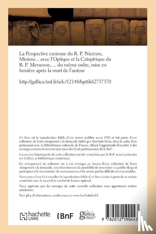 Mersenne, Marin - La Perspective Curieuse, Divise En 4 Livres, Avec l'Optique Et La Cartoptrique