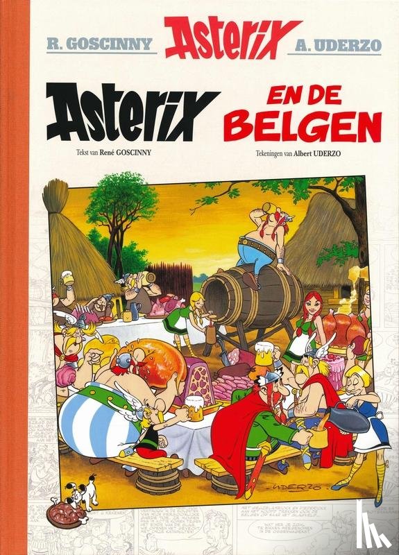 goscinny, rene, Uderzo a - Asterix lu24. asterix en de belgen (luxe editie)