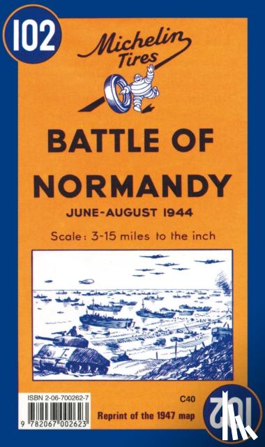 Michelin - Battle of Normandy - Michelin Historical Map 102