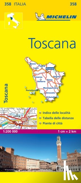 Michelin - Toscana - Michelin Local Map 358