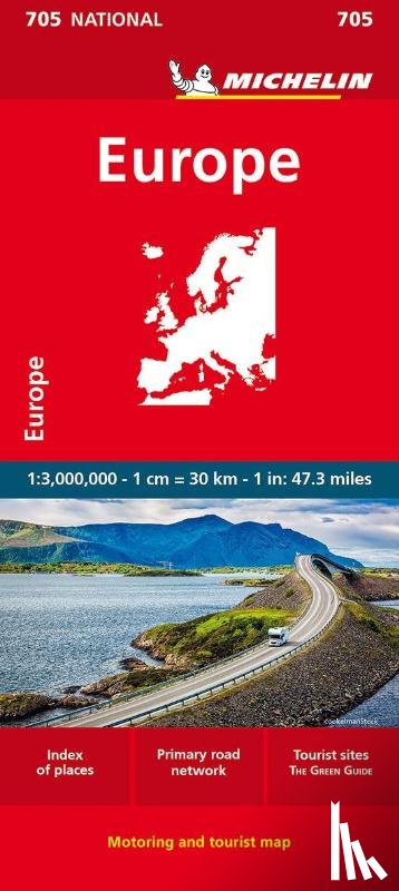 Michelin - Europe - Michelin National Map 705