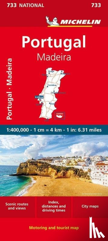 Michelin - Portugal & Madeira - Michelin National Map 733
