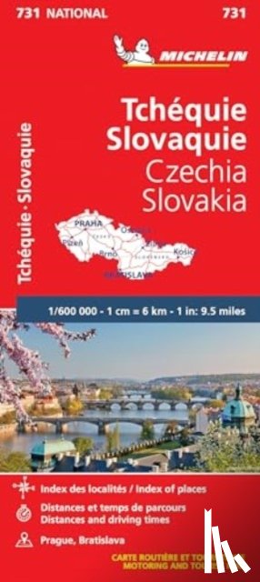 Michelin - Czech Republic, Slovak Republic - Michelin National Map 731