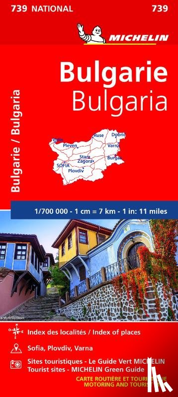 Michelin - Bulgaria - Michelin National Map 739