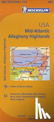 Michelin - Midatlantic - Michelin Regional Map 582