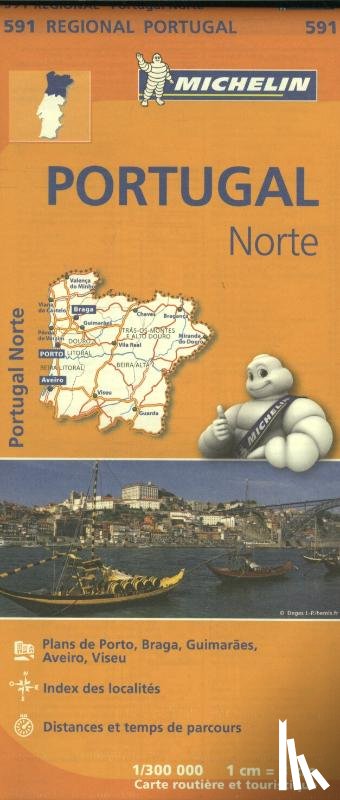 Michelin - Michelin Wegenkaart 591 Portugal Noord