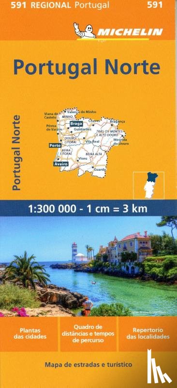 Michelin - Portugal Norte - Michelin Regional Map 591