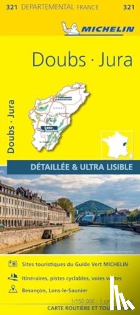 Michelin - Doubs, Jura - Michelin Local Map 321