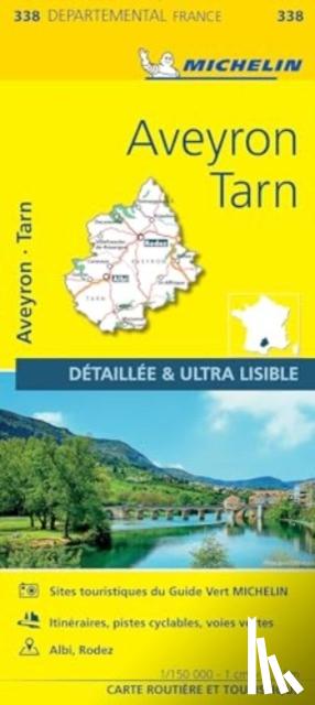 Michelin - Aveyron, Tarn - Michelin Local Map 338