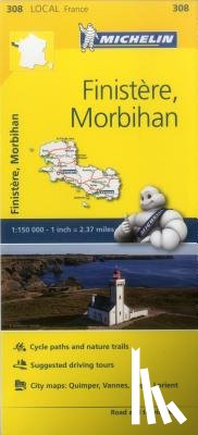 Michelin - Finistere, Morbihan - Michelin Local Map 308
