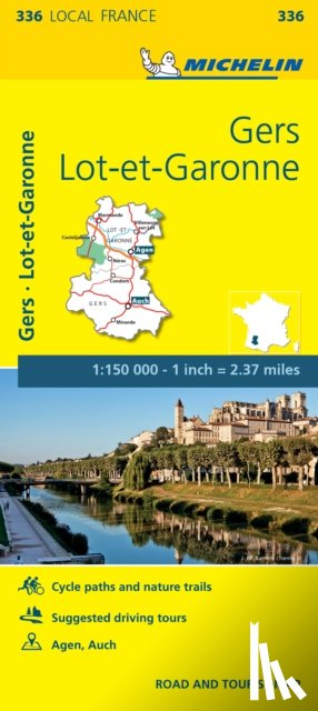 Michelin - Gers, Lot-et-Garonne - Michelin Local Map 336