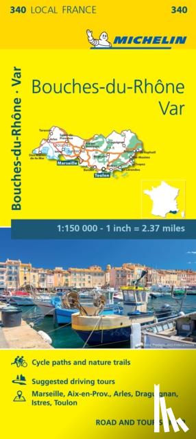Michelin - Bouches-du-Rhone, Var - Michelin Local Map 340