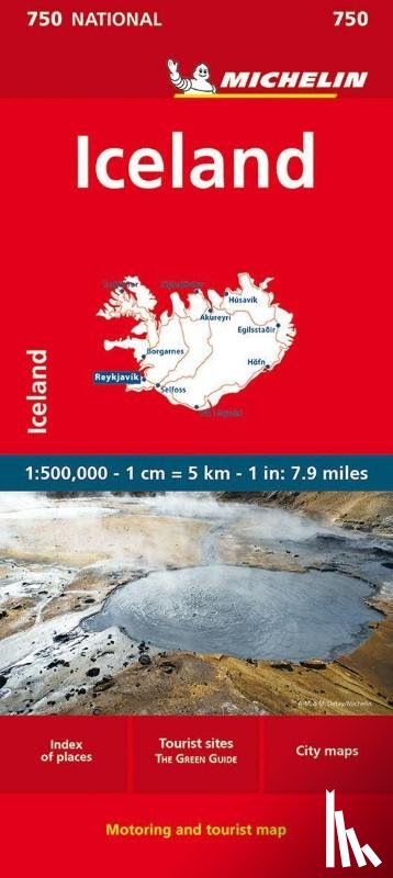 Michelin - Iceland - - Michelin National Map 750