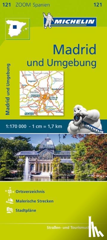  - Michelin Madrid und Umgebung 1 : 170 000