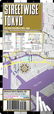Michelin - Streetwise Tokyo Map - Laminated City Center Street Map of Tokyo, Japan