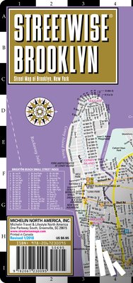 Michelin - Streetwise Brooklyn Map - Laminated City Center Street Map of Brooklyn, New York