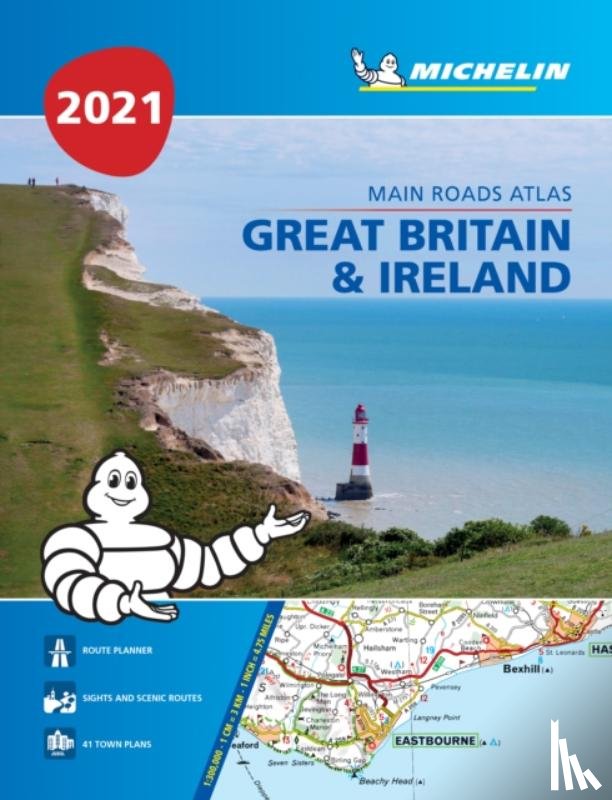 Michelin - Great Britain & Ireland 2021 - Mains Roads Atlas (A4-Paperback)