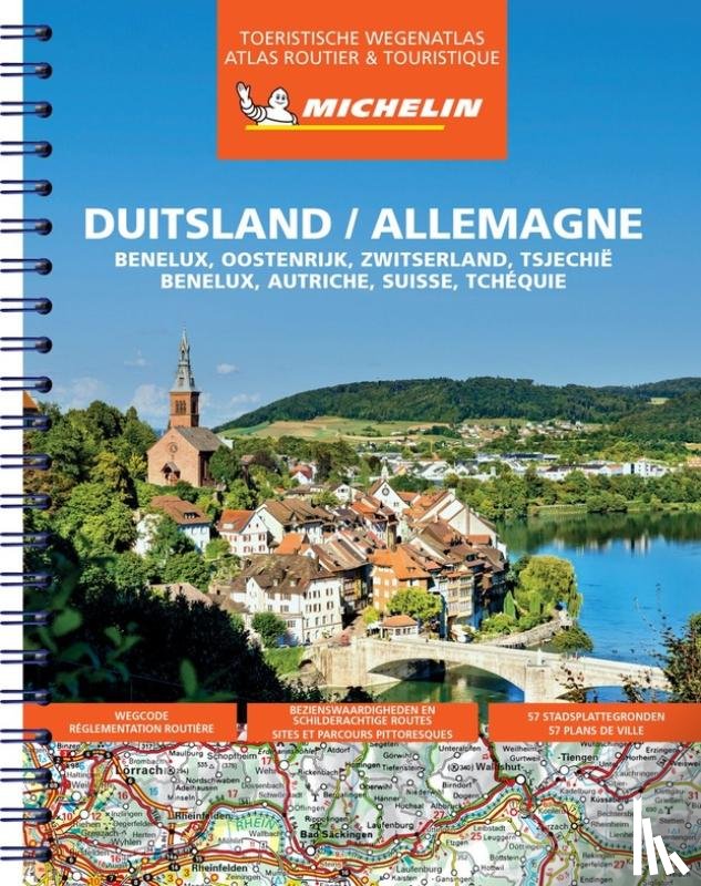 - Michelin Wegenatlas Duitsland, Benelux, Oostenrijk, Zwitserland, Tsjechië - Wegenatlas Schaal 1 : 300.000