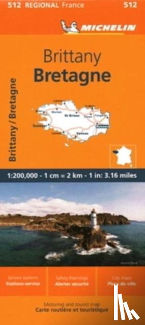 Michelin - Brittany - Michelin Regional Map 512