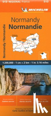 Michelin - Normandy - Michelin Regional Map 513