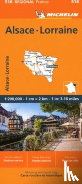 Michelin - Alsace Lorraine - Michelin Regional Map 516