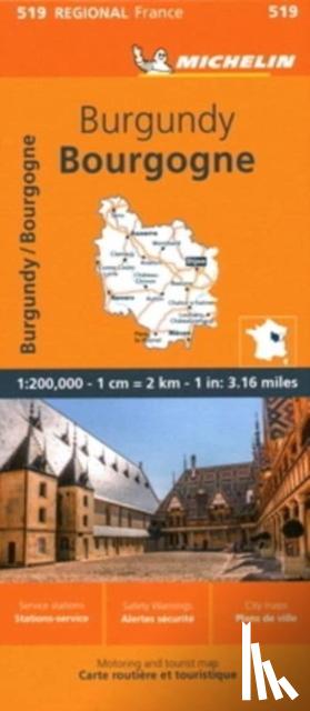 Michelin - Burgundy - Michelin Regional Map 519