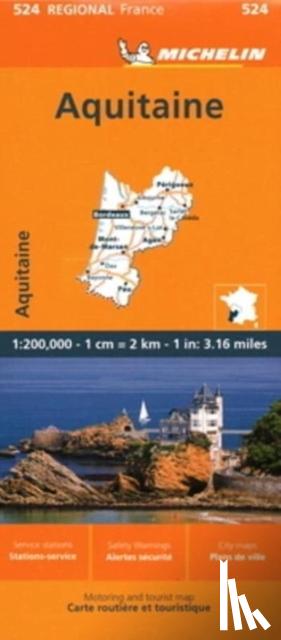 Michelin - Aquitaine - Michelin Regional Map 524