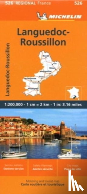 Michelin - Languedoc-Roussillon - Michelin Regional Map 526