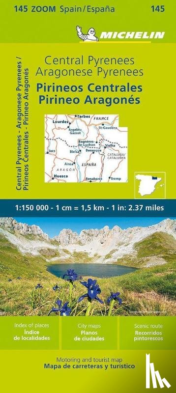 Michelin - Pyrenees Central - Zoom Map 145