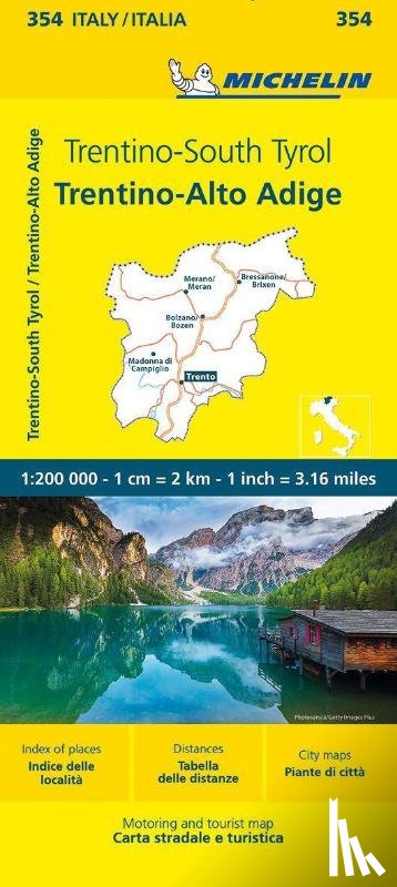 Michelin - Trentino - Michelin Local Map 354