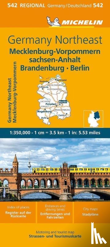 Michelin - Germany Northeast - Michelin Regional Map 542
