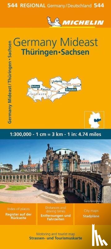 Michelin - Germany Mideast - Michelin Regional Map 544