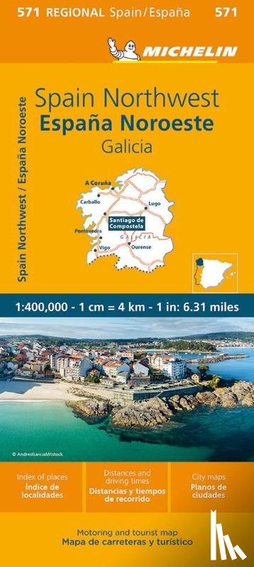 Michelin - Galicia - Michelin Regional Map 571