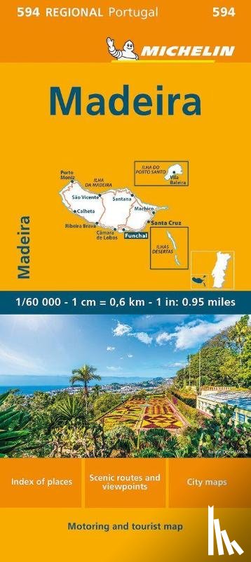 Michelin - Madeira - Michelin Regional Map 594